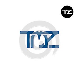 Letter TMZ Monogram Logo Design