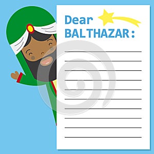 Letter to King Balthazar photo