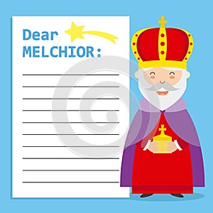 Letter to King Melchior