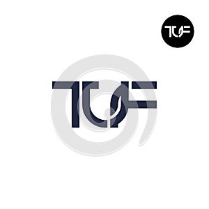 Letter TUF Monogram Logo Design photo