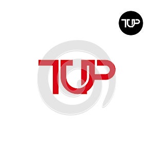 Letter TUP Monogram Logo Design