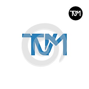 Letter TVM Monogram Logo Design