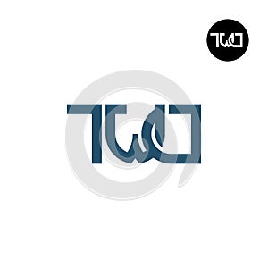 Letter TWD Monogram Logo Design photo