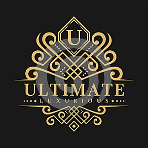 Letter U Logo - Classic Luxurious Style Logo Template