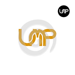 Letter UMP Monogram Logo Design