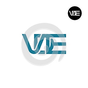 Letter VDE Monogram Logo Design photo