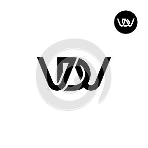 Letter VDV Monogram Logo Design