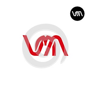 Letter VMA Monogram Logo Design photo