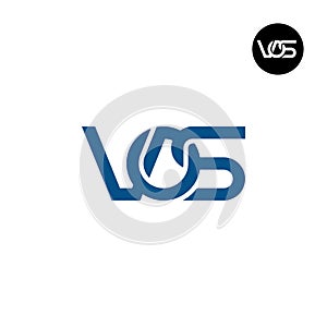 Letter VOS Monogram Logo Design