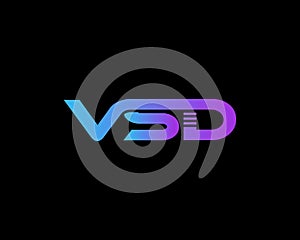 Letter VSD Creative Logo Design.