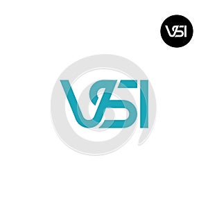 Letter VSI Monogram Logo Design