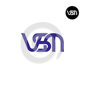 Letter VSM Monogram Logo Design