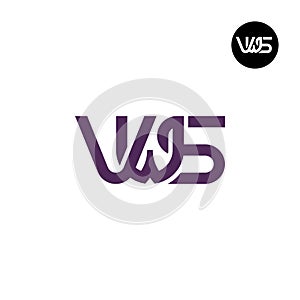 Letter VWS Monogram Logo Design