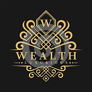 Letter W Logo - Classic Luxurious Style Logo Template