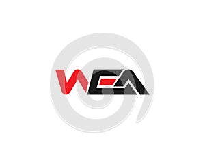 Letter WEA Logo Design Idea Concept