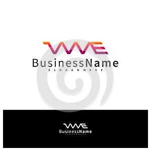 Letter WME logo design vector template, Initial WME logo concepts illustration