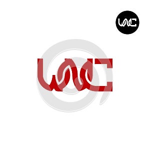 Letter WNC Monogram Logo Design photo