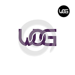 Letter WOG Monogram Logo Design