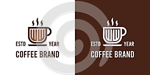 Letter WW Coffee Logo, suitable for any business related to Coffee, Tea, or Other with WW initials