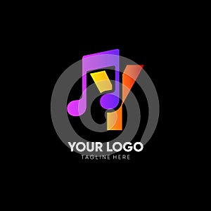 Letter Y Initial Music Logo Design Vector Icon Graphic Emblem Illustration