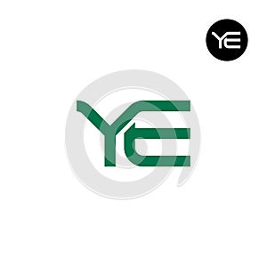 Letter YE Monogram Logo Design