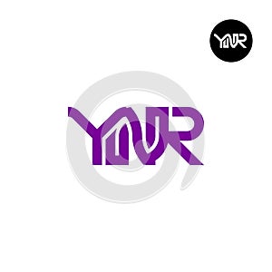 Letter YNR Monogram Logo Design
