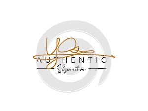 Letter YO Signature Logo Template Vector