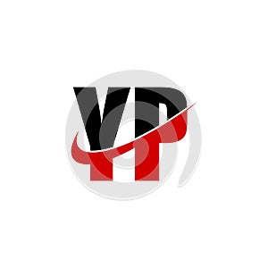 Letter YP simple logo design vector