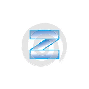 Letter z logo digital illustration electronic design vector