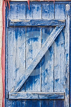 Letter Z in window shutter