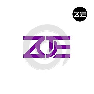 Letter ZOE Monogram Logo Design