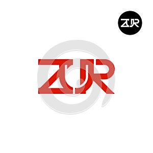 Letter ZUR Monogram Logo Design