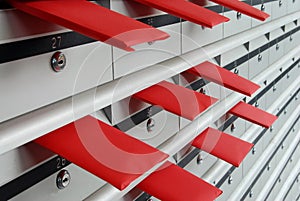 Letterboxes and red envelopes