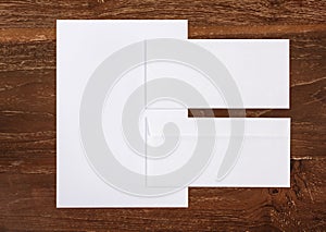 Letterhead and envelop for corporate identity template