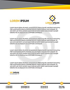 Letterhead Templates Vector