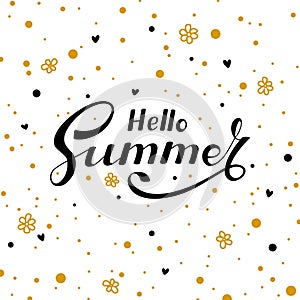 Lettering Hello Summer