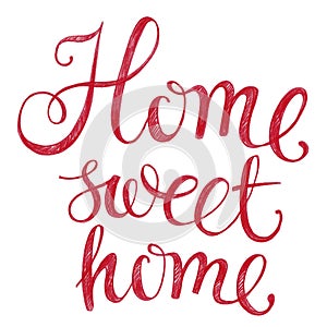 Lettering Home sweet home