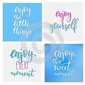 Lettering quotes motivation typography