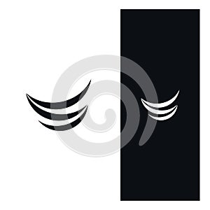 Lettering S abstract hurricane logo icon