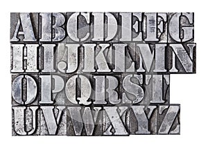Letterpress Alphabet