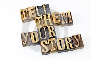 Tell personal life story share speak family history information photo