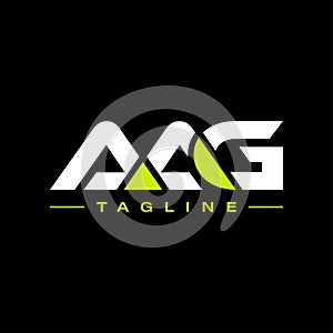 Letters AAG, A A G Initials Logo Design