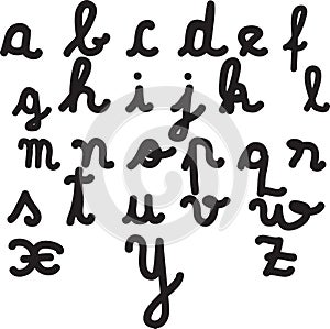 Letters of the alphabet