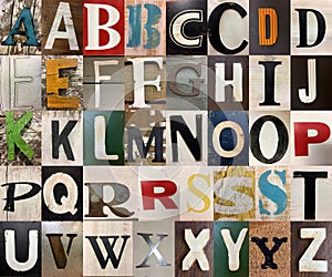 Letters capital alphabets