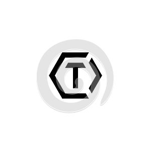 Letters COT CTO OCT OTC TOC TCO Hexagon Logo photo