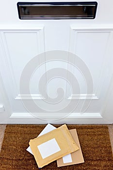 Letters on the doormat photo
