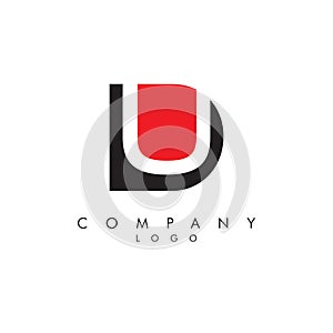Letters du, ud Company logo design icon vector