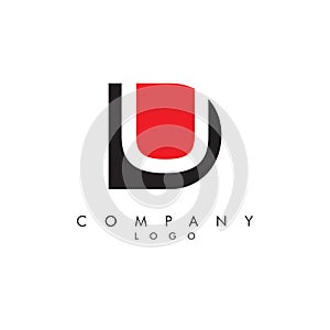 Letters du, ud Company logo design icon vector photo