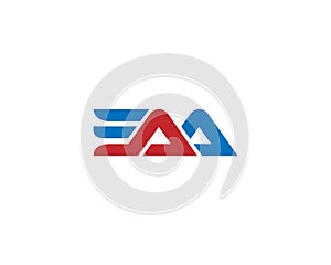 Letters EAA Modern Logo Design  Vector Concept