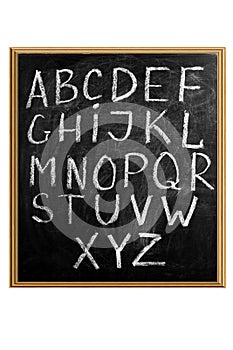 Letters of English alphabet